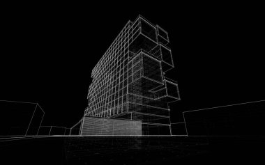 soyut mimari duvar kağıdı, dijital arkaplan