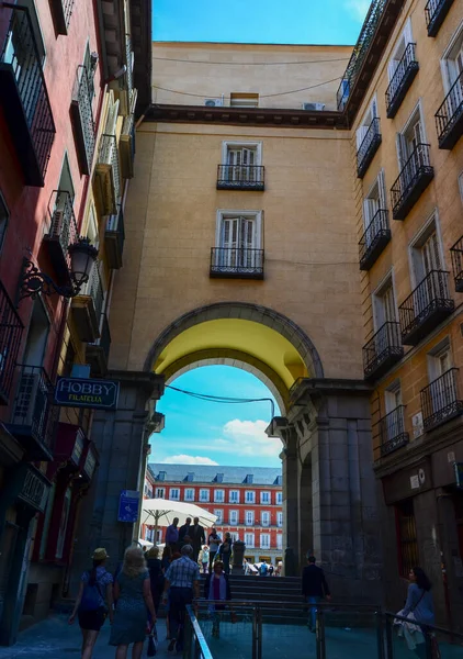 Vista Dell Architettura Scena Strada Della Città — Foto Stock