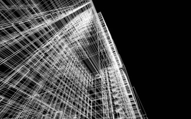 soyut mimari duvar kağıdı, dijital arkaplan