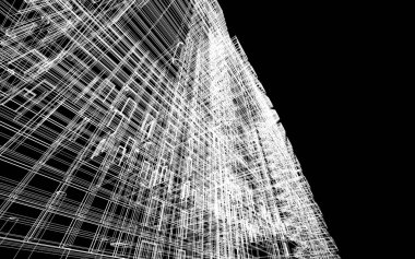 soyut mimari duvar kağıdı, dijital arkaplan