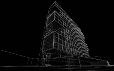 soyut mimari duvar kağıdı, dijital arkaplan