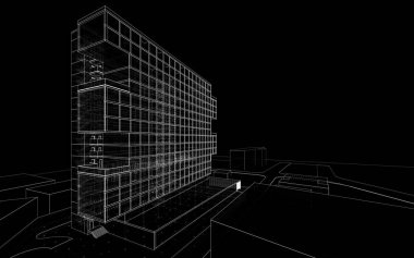 soyut mimari duvar kağıdı, dijital arkaplan