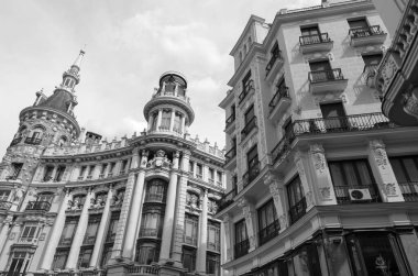 Mimari manzarası, şehir sokak manzarası