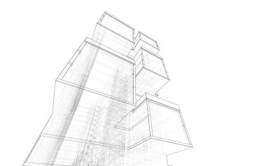 soyut mimari duvar kağıdı, dijital arkaplan