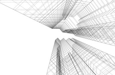 çizgili mimari duvar kağıdı, dijital arkaplan