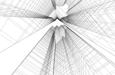 çizgili mimari duvar kağıdı, dijital arkaplan