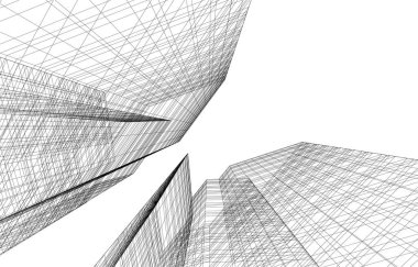 çizgili mimari duvar kağıdı, dijital arkaplan