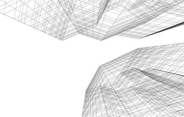 çizgili mimari duvar kağıdı, dijital arkaplan