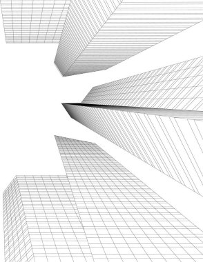 çizgili mimari duvar kağıdı, dijital arkaplan