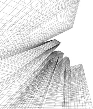 çizgili mimari duvar kağıdı, dijital arkaplan