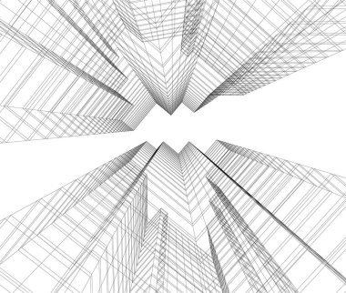 çizgili mimari duvar kağıdı, dijital arkaplan