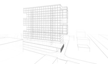 çizgili mimari duvar kağıdı, dijital arkaplan