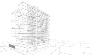 çizgili mimari duvar kağıdı, dijital arkaplan