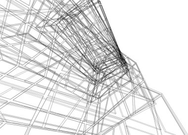 çizgili mimari duvar kağıdı, dijital arkaplan