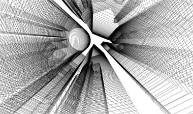 çizgili mimari duvar kağıdı, dijital arkaplan