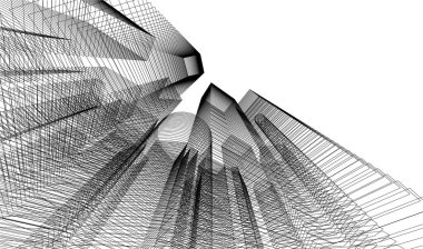 çizgili mimari duvar kağıdı, dijital arkaplan