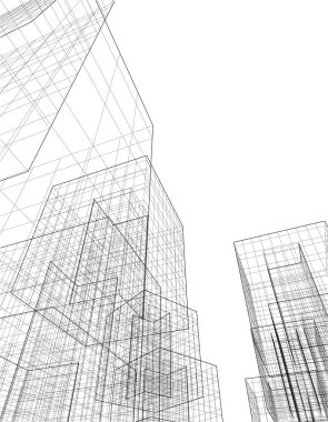 çizgili mimari duvar kağıdı, dijital arkaplan