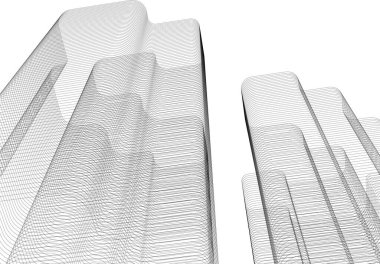 çizgili mimari duvar kağıdı, dijital arkaplan