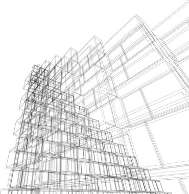 çizgili mimari duvar kağıdı, dijital arkaplan