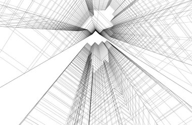 çizgili mimari duvar kağıdı, dijital arkaplan