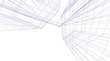 çizgili mimari duvar kağıdı, dijital arkaplan