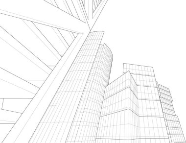 çizgili mimari duvar kağıdı, dijital arkaplan