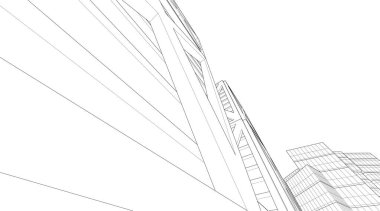 çizgili mimari duvar kağıdı, dijital arkaplan