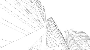 çizgili mimari duvar kağıdı, dijital arkaplan