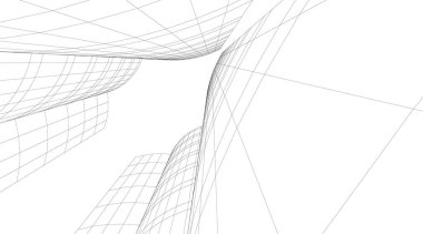 çizgili mimari duvar kağıdı, dijital arkaplan