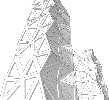 çizgili mimari duvar kağıdı, dijital arkaplan