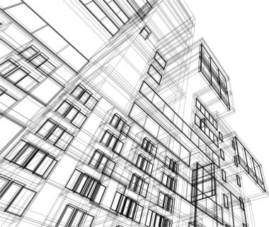 çizgili mimari duvar kağıdı, dijital arkaplan