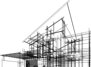 çizgili mimari duvar kağıdı, dijital arkaplan