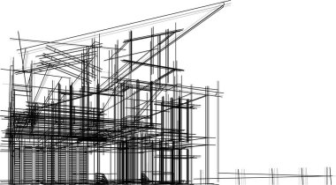 çizgili mimari duvar kağıdı, dijital arkaplan