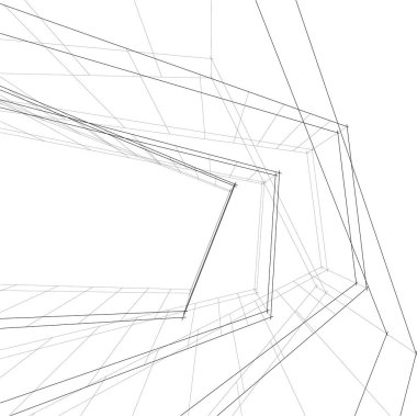 çizgili mimari duvar kağıdı, dijital arkaplan