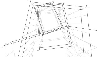 çizgili mimari duvar kağıdı, dijital arkaplan