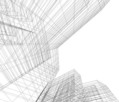 çizgili mimari duvar kağıdı, dijital arkaplan