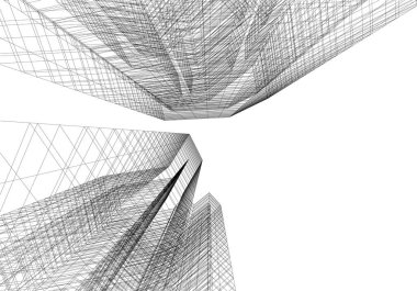 çizgili mimari duvar kağıdı, dijital arkaplan