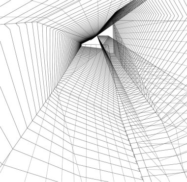 çizgili mimari duvar kağıdı, dijital arkaplan