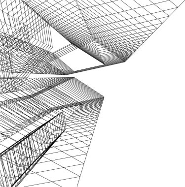 çizgili mimari duvar kağıdı, dijital arkaplan