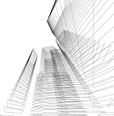 çizgili mimari duvar kağıdı, dijital arkaplan