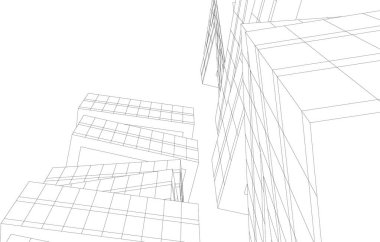 çizgili mimari duvar kağıdı, dijital arkaplan