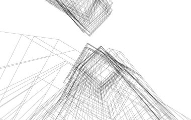 çizgili mimari duvar kağıdı, dijital arkaplan