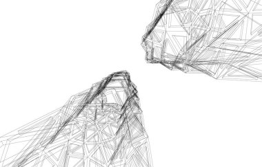 çizgili mimari duvar kağıdı, dijital arkaplan