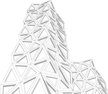 çizgili mimari duvar kağıdı, dijital arkaplan