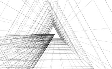 çizgili mimari duvar kağıdı, dijital arkaplan