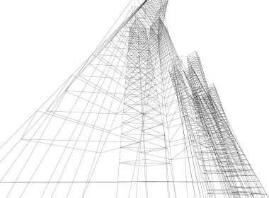 çizgili mimari duvar kağıdı, dijital arkaplan