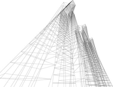 çizgili mimari duvar kağıdı, dijital arkaplan