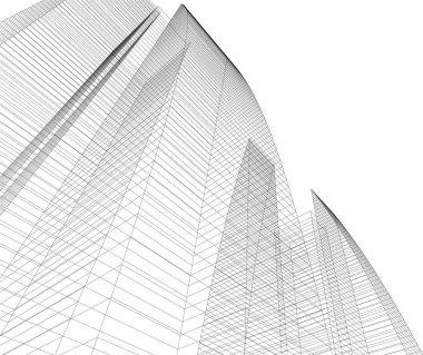 çizgili mimari duvar kağıdı, dijital arkaplan