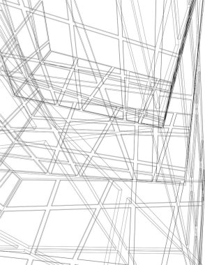 çizgili mimari duvar kağıdı, dijital arkaplan