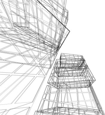 çizgili mimari duvar kağıdı, dijital arkaplan